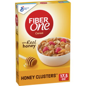 Fiber One Honey Clusters Complete Grain Breakfast Cereal, 17.5 oz